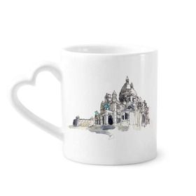 Dıythinker 350 ml Sacre-Coeur Paris Fransa Kupaları Seramik Kupa