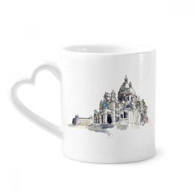 Dıythinker 350 ml Sacre-Coeur Paris Fransa Kupaları Seramik Kupa
