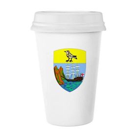 Dıythinker 350 ml Saint Helena Afrika Ulusal Amblemi Klasik Kupa