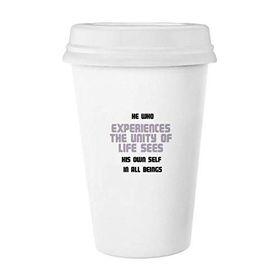 Dıythinker 350 ml See Youself In Beings Buda Alıntı Budizm Klasik Kupa