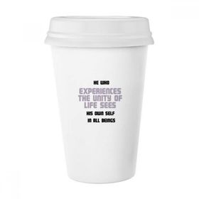 Dıythinker 350 ml See Youself In Beings Buda Alıntı Budizm Klasik Kupa
