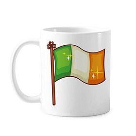 Dıythinker 350 ml Shine İrlanda Ulusal Bayrağı St.Patrick Günü Klasik Kupa