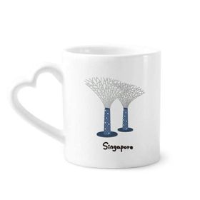 Dıythinker 350 ml Singapur Bahçeleri Bay Kupaları Seramik Kupa