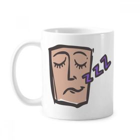 Dıythinker 350 ml Sleep Soyut Yüz Eskiz İfadeleri Online Sohbet Klasik Kupa