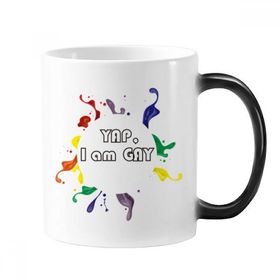 Dıythinker 350 ml Sloganı Never Put Off What You Can Today Until Tomorrow Morphing Isıya Duyarlı Değişen Renk Kupa