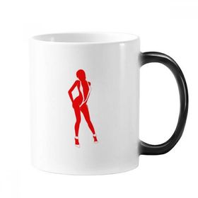 Dıythinker 350 ml Stand Bikini Güzellik Kadın Renk Değiştiren Kupa