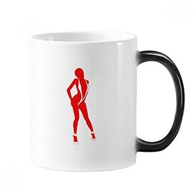 Dıythinker 350 ml Stand Bikini Güzellik Kadın Renk Değiştiren Kupa