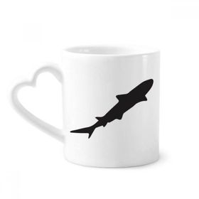 Dıythinker 350 ml Streamline Shark Fierce Silhouette Kupaları Seramik Kupa