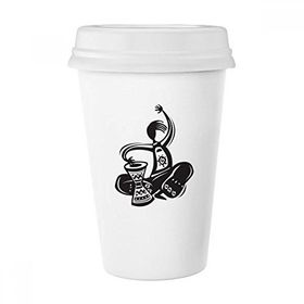 Dıythinker 350 ml Tambourine Silüeti Meksika Meksika Klasik Kupa