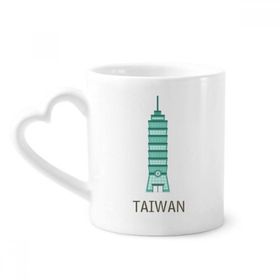Dıythinker 350 ml Tayvan Attractions 101 Bina Seyahat Kupaları Seramik Kupa
