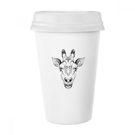 Dıythinker 350 ml Tibet Antilop Hayvan Portre Klasik Kupa