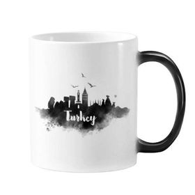 Dıythinker 350 ml Türkiye Mürekkepli Şehir Değişen Renk Kupa