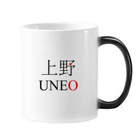 Dıythinker 350 ml Uneo Japaness Şehir Adı Kırmızı Güneş Bayrağı Değişen Renk Kupa