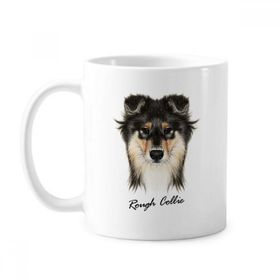 Dıythinker 350 ml Uzun Saçlı Kaba Collie Evcil Hayvan Hayvan Klasik Kupa