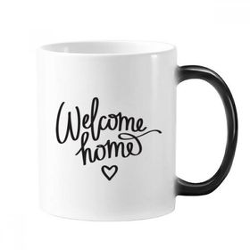 Dıythinker 350 ml Welcome Home Alıntısı Değişen Renk Kupa