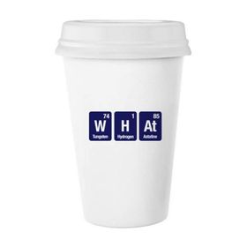 Dıythinker 350 ml What Chemical Element Science Klasik Kupa Beyaz Çömlekçilik Seramik Kupa