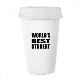 Dıythinker 350 ml World's Best Student Teacher Quote Klasik Kupa