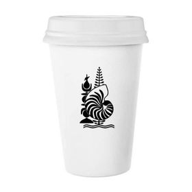 Dıythinker 350 ml Yeni Kaledonya Ulusal Amblem Klasik Kupa Beyaz Çömlekçilik Seramik Kupa