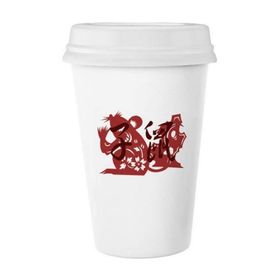 Dıythinker 350 ml Yeni Sıçan Yılı Hayvan Çin Zodyak Klasik Kupa