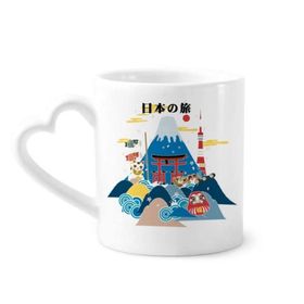 Dıythinker 350 ml Yerel Japon Seyahat Gezi Kupaları Seramik Kupa