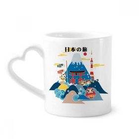 Dıythinker 350 ml Yerel Japon Seyahat Gezi Kupaları Seramik Kupa