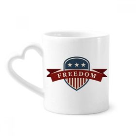 Dıythinker 350 ml Yıldızlar ve Çizgiler Kalkan Amerika Şehir Kupaları Seramik Kupa