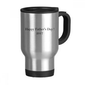 DIYthinker 368 ml 2017 Happy Father Day Festival Alıntı Paslanmaz Çelik Seyahat Kupa