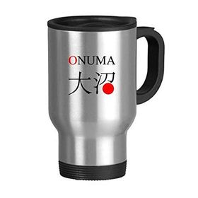 Dıythinker 368 ml Onuma Japanes Şehir İsmi Kırmızı Güneş Bayrağı Paslanmaz Çelik Seyahat Seyahat Kupa