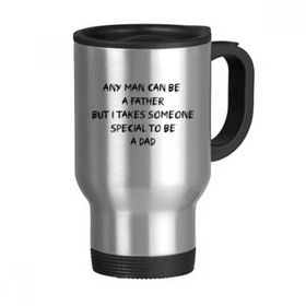 Dıythinker 368 ml Special To Be A Dad Babalar Festivali Alıntı Paslanmaz Çelik Seyahat Seyahat Saplı Kupa