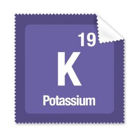 Dıythinker 5 Adet K Potasyum Kimyasal Element Kimya Gözlük Temizleme Bezi ve Telefon Ekran Temizleyici