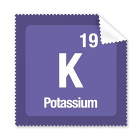 Dıythinker 5 Adet K Potasyum Kimyasal Element Kimya Gözlük Temizleme Bezi ve Telefon Ekran Temizleyici