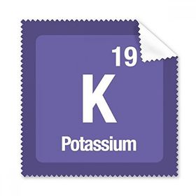 Dıythinker 5 Adet K Potasyum Kimyasal Element Kimya Gözlük Temizleme Bezi ve Telefon Ekran Temizleyici