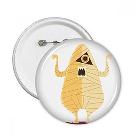 Dıythinker 5 Adet L Corpse Fear Halloween Hayalet Mutlu Yuvarlak İğneler Rozet Düğme Giysi Dekorasyon