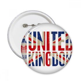 Dıythinker 5 Adet L İngiltere İngiltere Birleşik Krallık Bayrağı Big Ben Union Jack Yuvarlak İğneler Rozet Düğme Giysi Dekorasyon