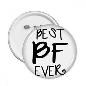 Dıythinker 5 Adet S Best Bf Ever Sevgililer Günü Sözleri Erkek Arkadaş Aşk Yuvarlak İğneler Rozet Düğme Giysi Dekorasyon