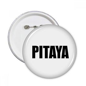 Dıythinker 5 Adet S Pitaya Meyve İsmi Yiyecekler Yuvarlak İğneler Rozet Düğme Giysi Dekorasyon