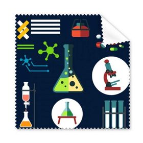 Dıythinker 5 Adet Test Tüpü Konik Şişe Kimya Gözlükleri Bez Temizleme Bezi ve Telefon Ekran Temizleyici