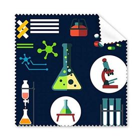 Dıythinker 5 Adet Test Tüpü Konik Şişe Kimya Gözlükleri Bez Temizleme Bezi ve Telefon Ekran Temizleyici