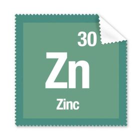Dıythinker 5 Adet Zn Çinko Kimyasal Element Bilim Gözlüğü Bez Temizleme Bezi ve Telefon Ekran Temizleyici
