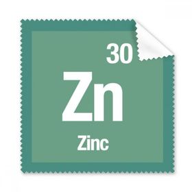 Dıythinker 5 Adet Zn Çinko Kimyasal Element Bilim Gözlüğü Bez Temizleme Bezi ve Telefon Ekran Temizleyici
