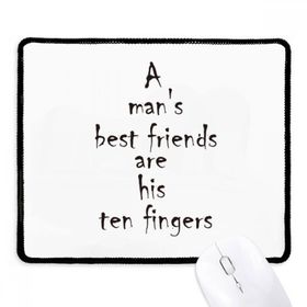 Dıythinker A Man's Best Friends Are His Ten Fingers Kaymaz Siyah Başlıklı Kenarlar