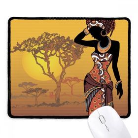 Dıythinker Afrika Savana Siyah Kadın Elbiseleri Kaymaz Siyah Başlıklı Kenarlar