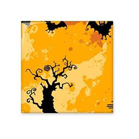 Dıythinker Ağaç Hayalet Korku Cadılar Bayramı Ceset 15x15 cm Seramik Karo