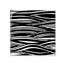 Dıythinker Ahşap Kesim Boyama Dalga Doku 15x15 cm Seramik Karo