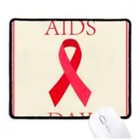 Dıythinker AIDS Günü 1st Aralık Kırmızı Kurdele HIV Sembol Kaymaz Mouse Pad
