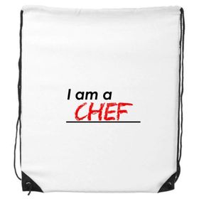 Dıythinker Alıntı I Am A Chef İpli Sırt Çantası