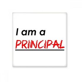 Dıythinker Alıntı I Am a Principle Seramik 10x10 cm Seramik Karo