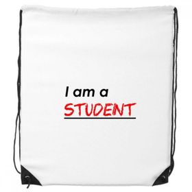 Dıythinker Alıntı I Am A Student İpli Sırt Çantası