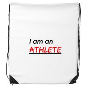 Dıythinker Alıntı I Am An Athlete İpli Sırt Çantası
