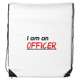 Dıythinker Alıntı I Am An Officer İpli Sırt Çantası